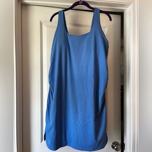 Old Navy Maternity Sleeveless PowerSoft Mini Skort Dress Stretchy Powder Blue XL